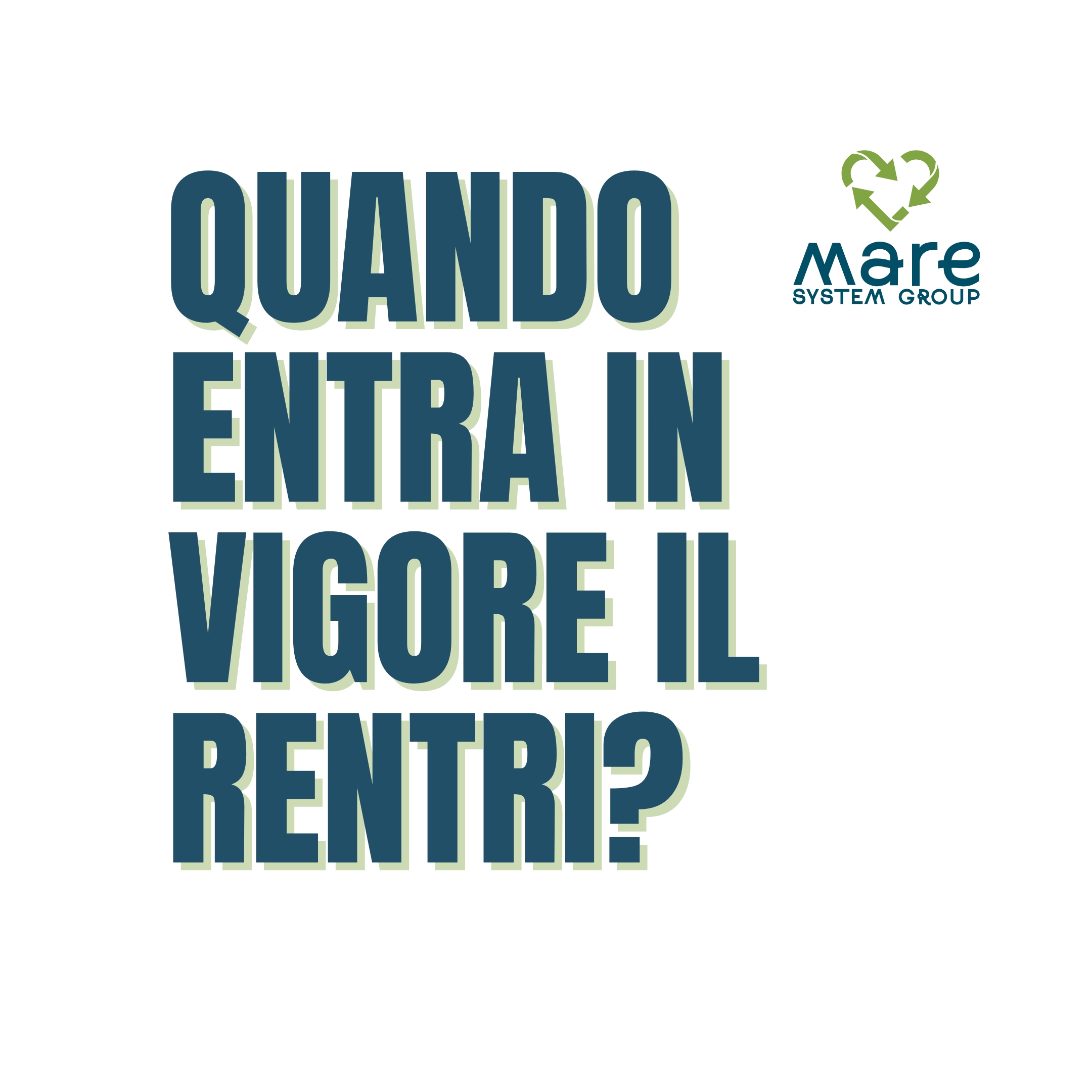 RENTRI 2025: scadenze e obblighi, sei pronto?